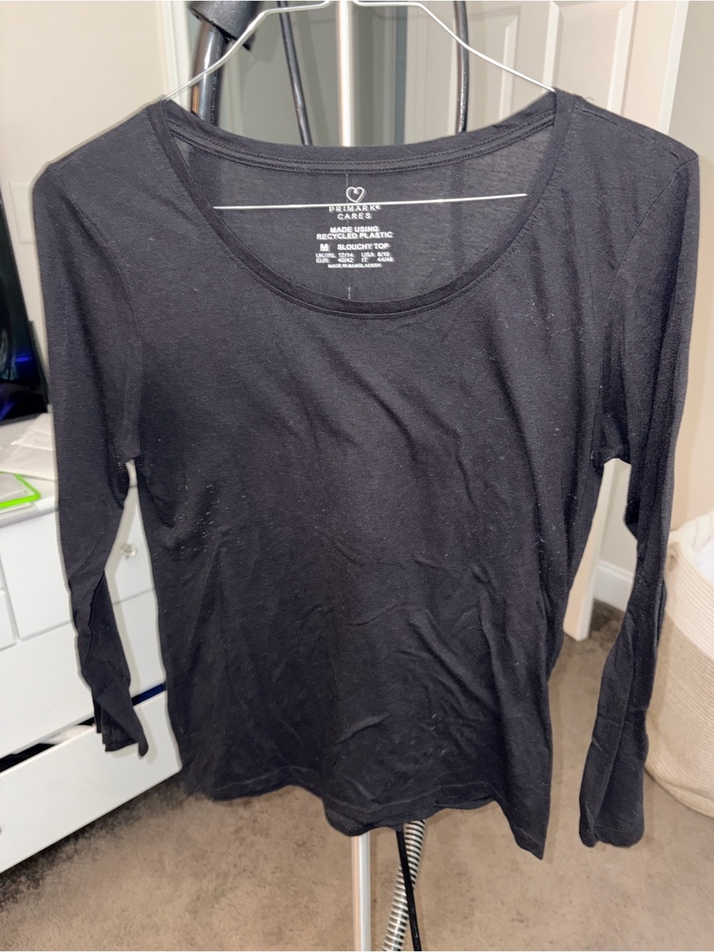 Primark Black Long-Sleeve Women's Top